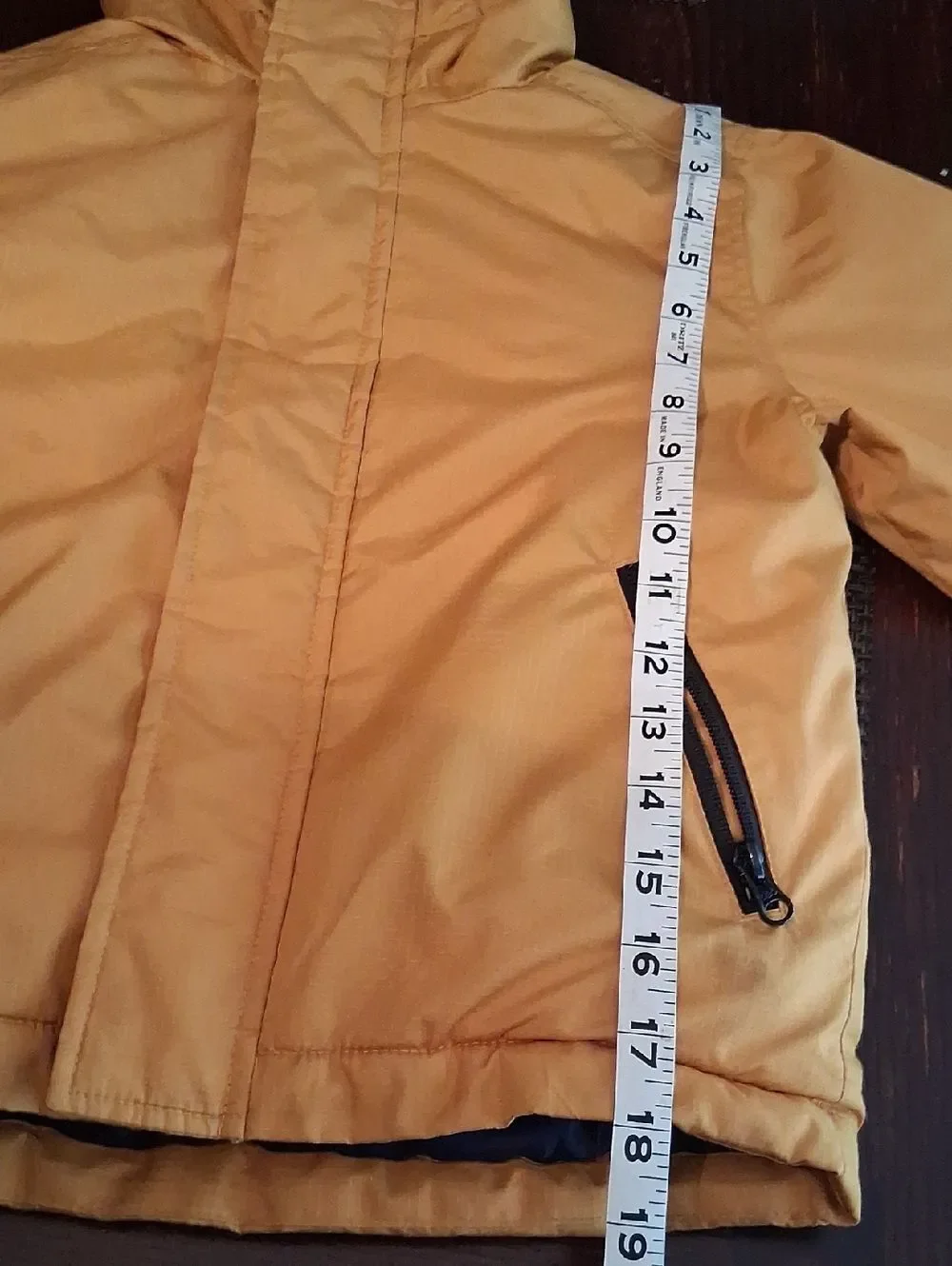 Old Navy Hooded Puffer Jacket - Mustard Yellow Little Boy's Size XS (5)